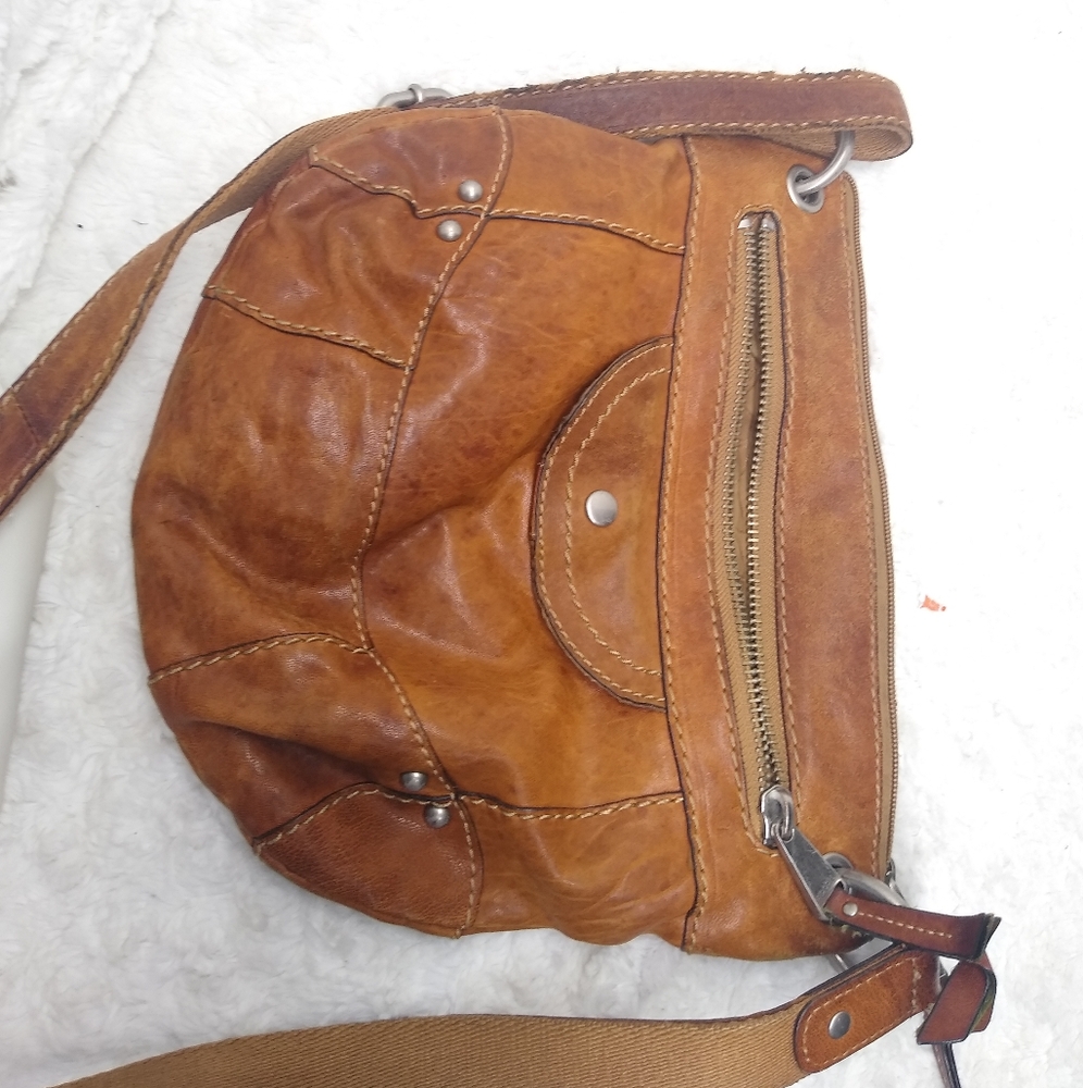 Vintage Leather Fossil bag - Picture 7 of 9